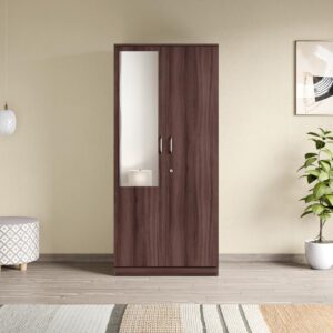 Divya Furniture 2 Door Wooden Wardrobe | Custom Sizes & Colours Available | Free Home Delivery & Demo | All Payments Accepted