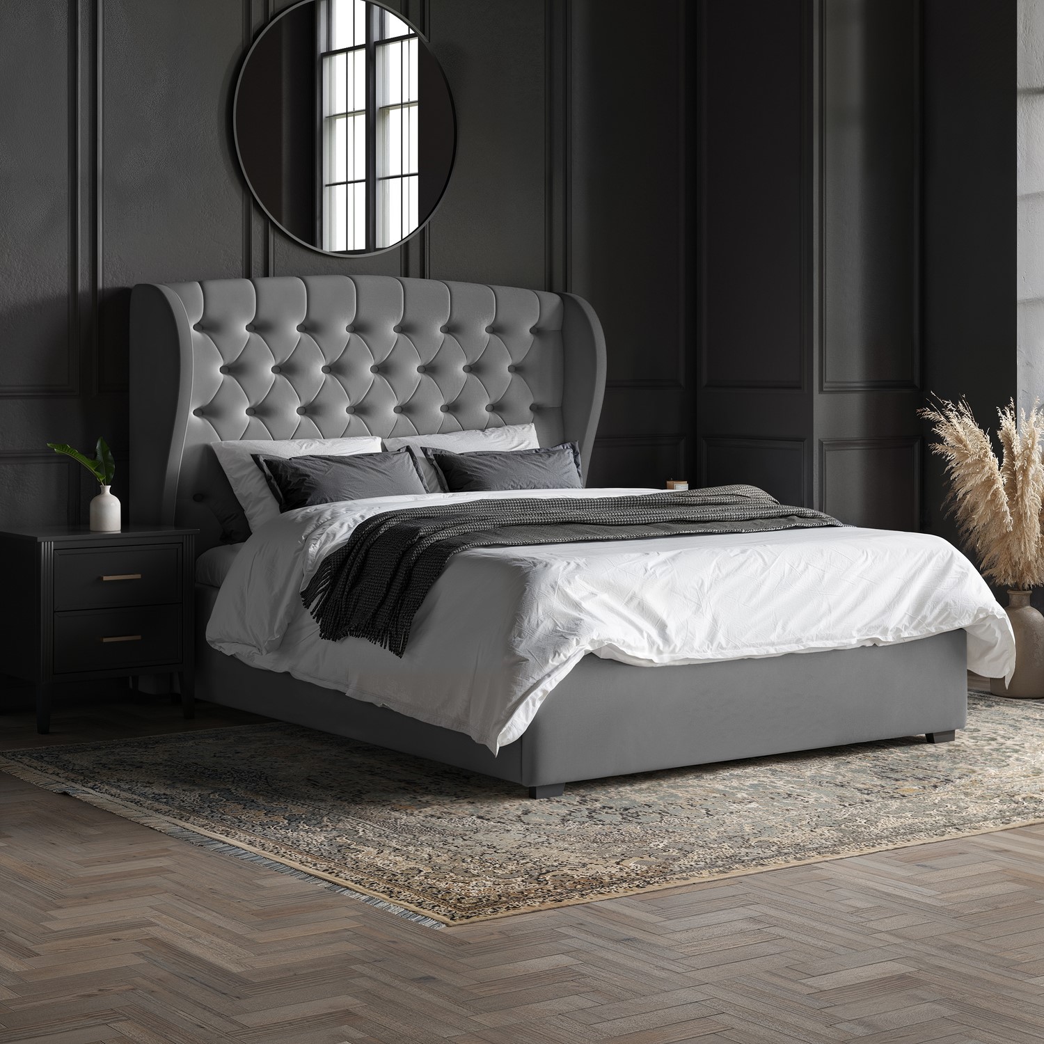 Divya Furniture Solid Wood Queen Size Bed with Storage | Custom Sizes & Colours Available | Multiple Wood Options | Free Home Delivery || ALL CARDS & PAYMENTS ARE ACCEPTED | - Image 2