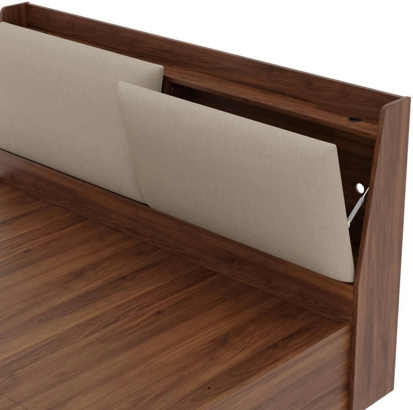 Divya Furniture Solid Wood Queen Size Hydraulic Storage Bed | Custom Colours & Wood Options | Free Home Delivery | All Payments Accepted - Image 5