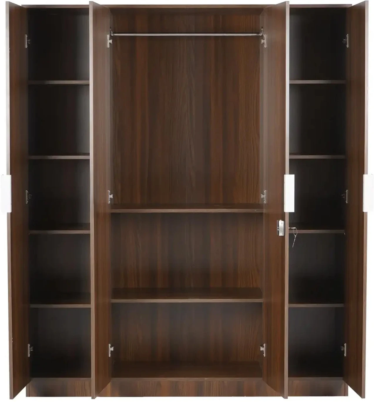 Divya Furniture 4 Door Wooden Wardrobe | Custom Sizes & Colours Available | Free Home Delivery | All Payments Accepted - Image 2